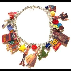 - Toy Story Disney movie Charm Bracelet One of kind